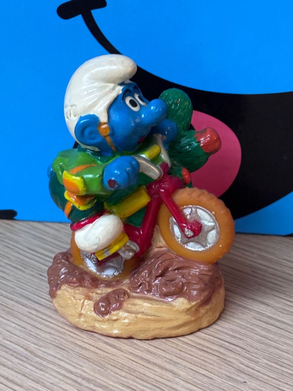 Statuette: BMX-Schlumpf, Candy Topper – Nuovo (secondo la descrizione) da Lyss venduto da Duckszone