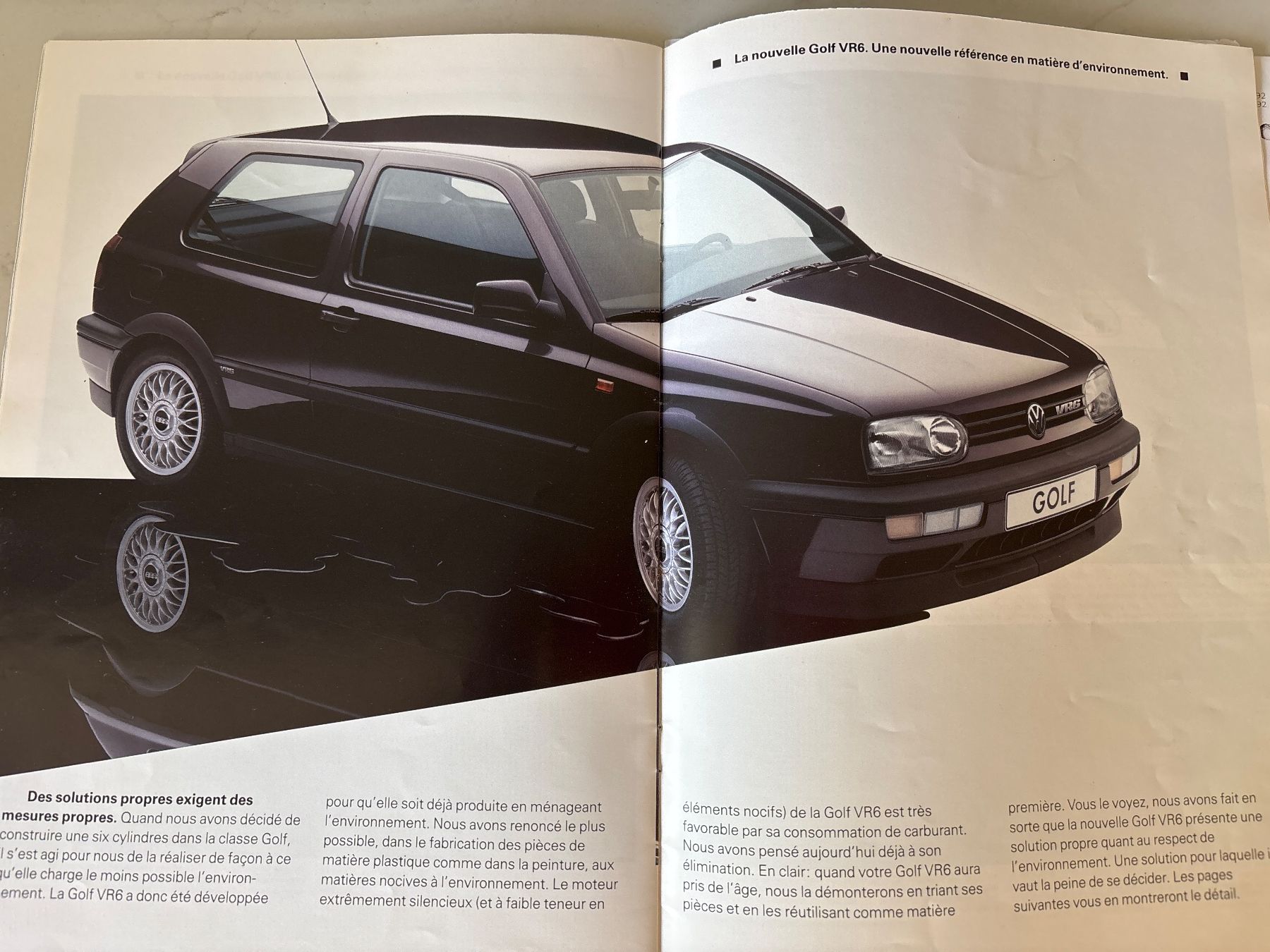 VW Dokumente: Brochures Volkswagen année 90 – Gebraucht aus Gollion von Hampton 2
