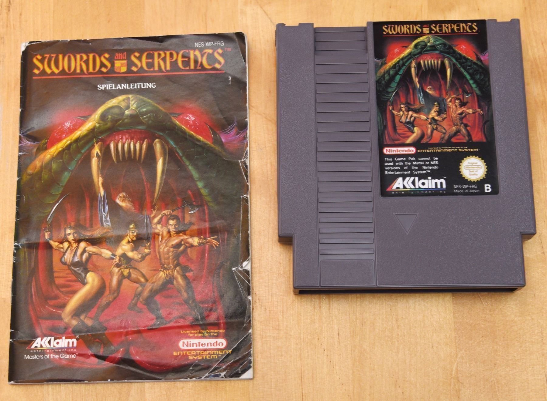 Giochi: Swords and Serpents NES – Usato da Frenkendorf venduto da gelbeZinnie