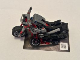 LEGO Technic Chopper 42132 2022 gebaut (teilweise komplett)