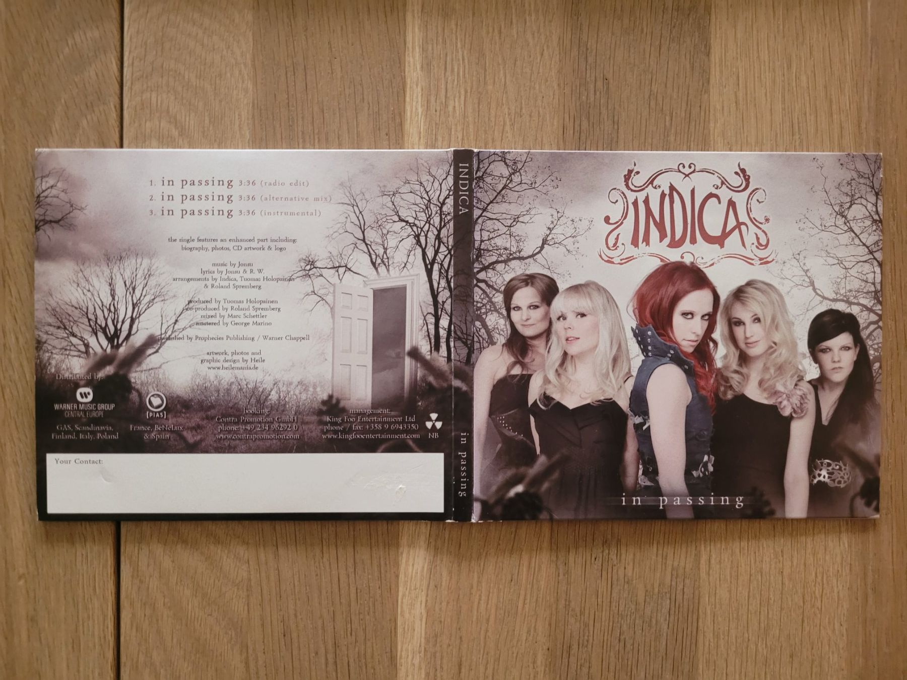 CD: CDS Indica - In Passing, 2010 – Usato da Nebikon venduto da Harley-Davidson01