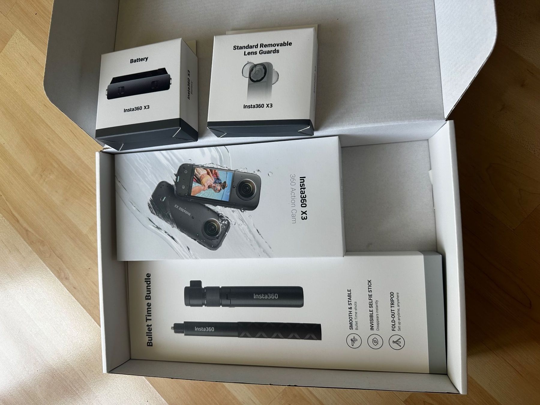 Insta360 Action Cam: Insta 360 X3 Creator Kit mit Zubehör – Neuf (Voir description) à Thierachern par Debbie 1