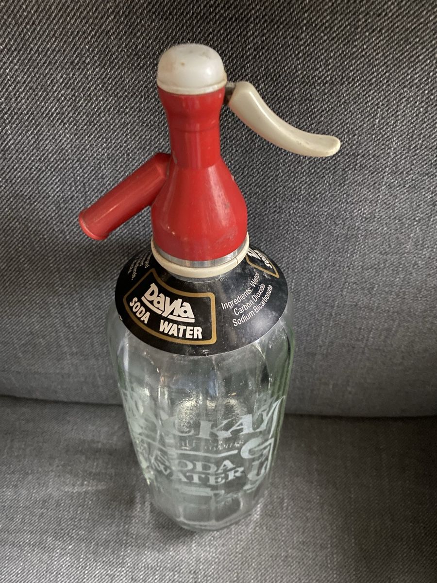 Bottiglie: Vintage Soda Siphon Flasche, MACKAYS – Usato da Schlosswil venduto da maga09 2