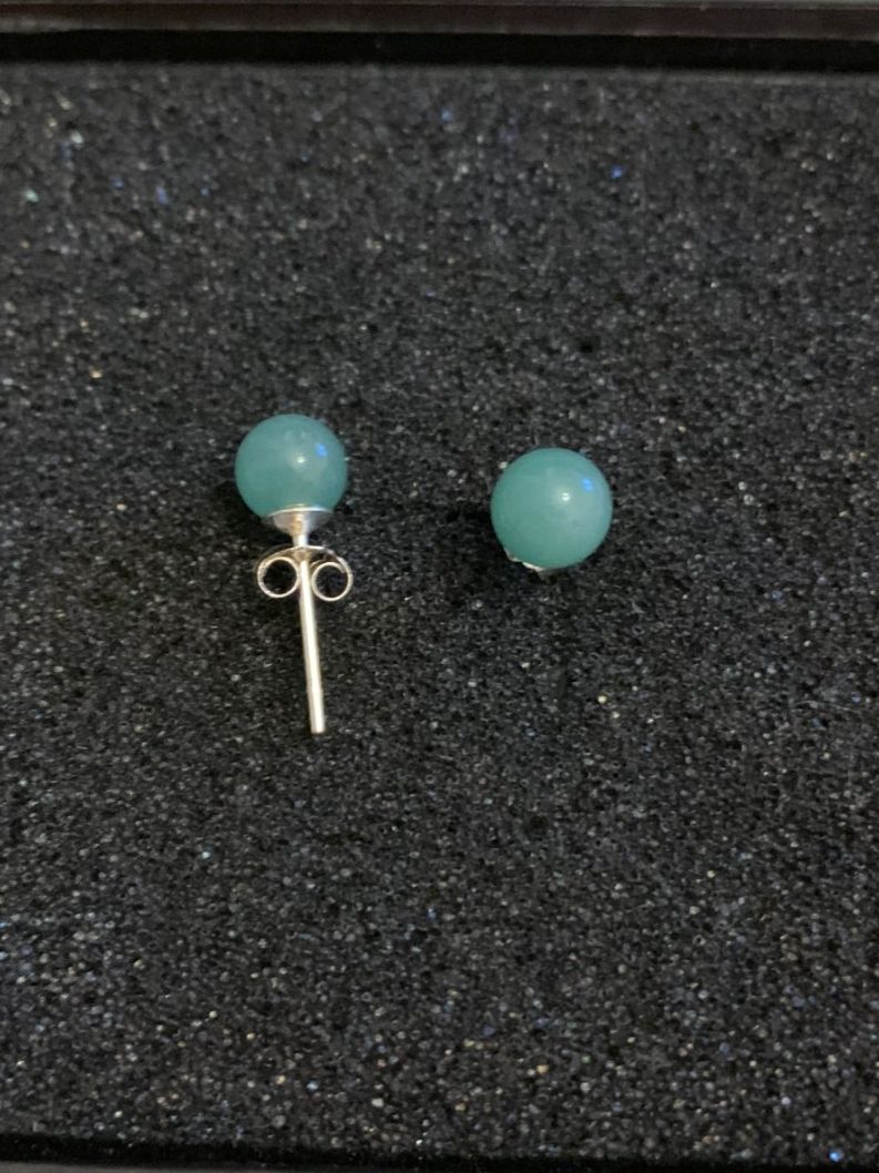 Orecchini pendenti & Orecchini a lobo: Ohrstecker Aventurin, 5mm, 925 Silber – Nuovo (secondo la descrizione) da Worb venduto da farben20zauber