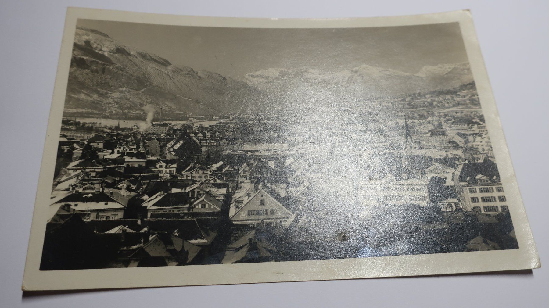 Cartoline postali: Chur Blick vom St. Martinsturm  1927 – Usato da Cormoret venduto da Pascalll2001 2