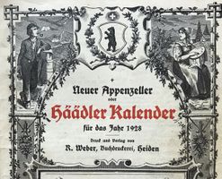 Häädler Kalender 1928, 62. JG, Antiquität