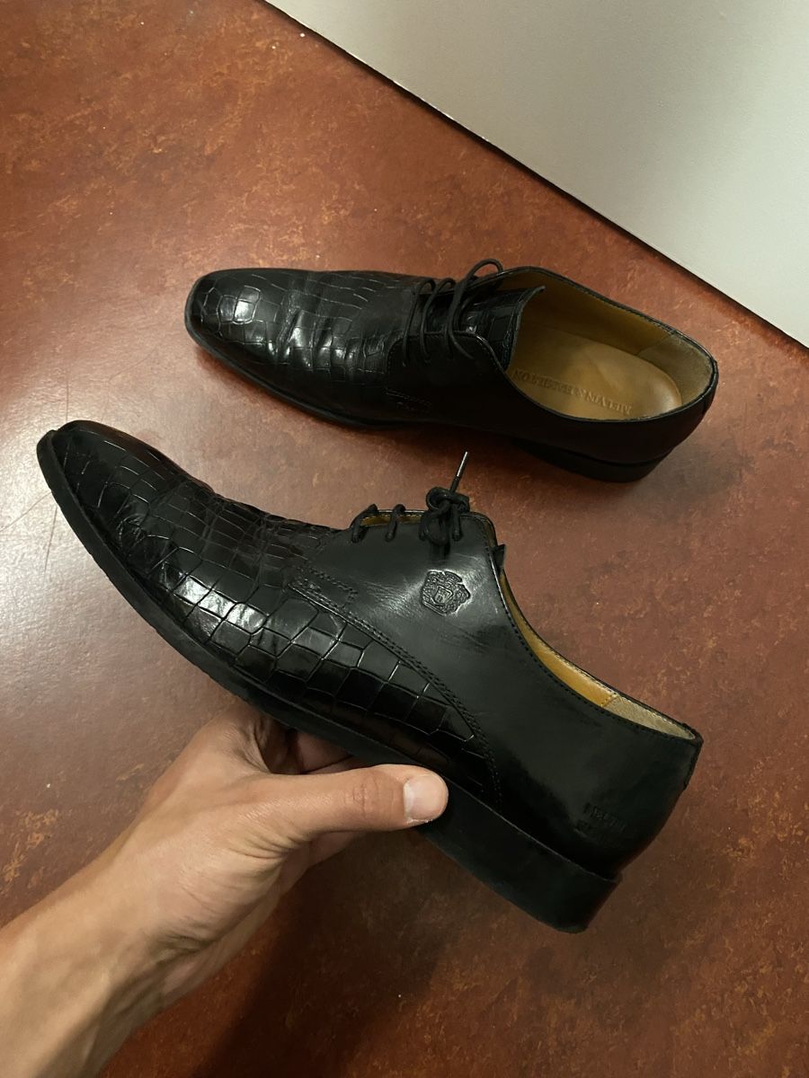 Scarpe da uomo: Schwarze Herren Schuhe Melvin&Hamilton – Usato da Zürich venduto da Royko 1