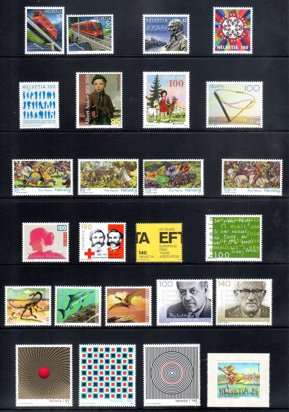 Alle Briefmarken: JAHRESSAMMLUNG 2010 ** POSTFRISCH ** - EM26 – Neu (gemäss Beschreibung) aus Losone von EM2019 1