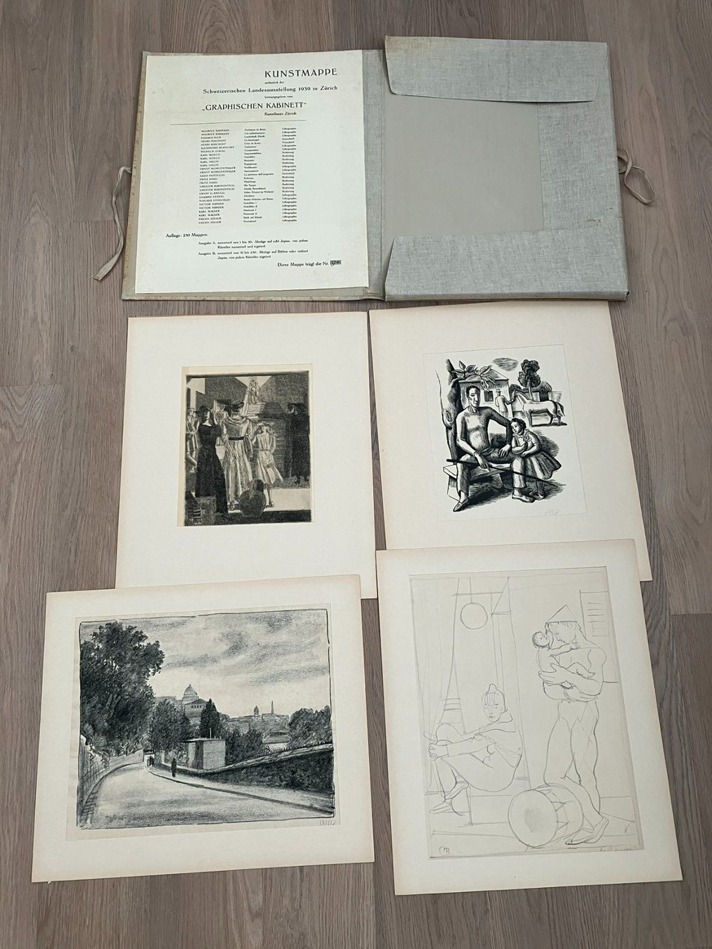 Poster & Bilder: Kunstmappe Schweizerischen Landesausstellung 1939 – Gebraucht aus Lindau von PrinterGuy 2