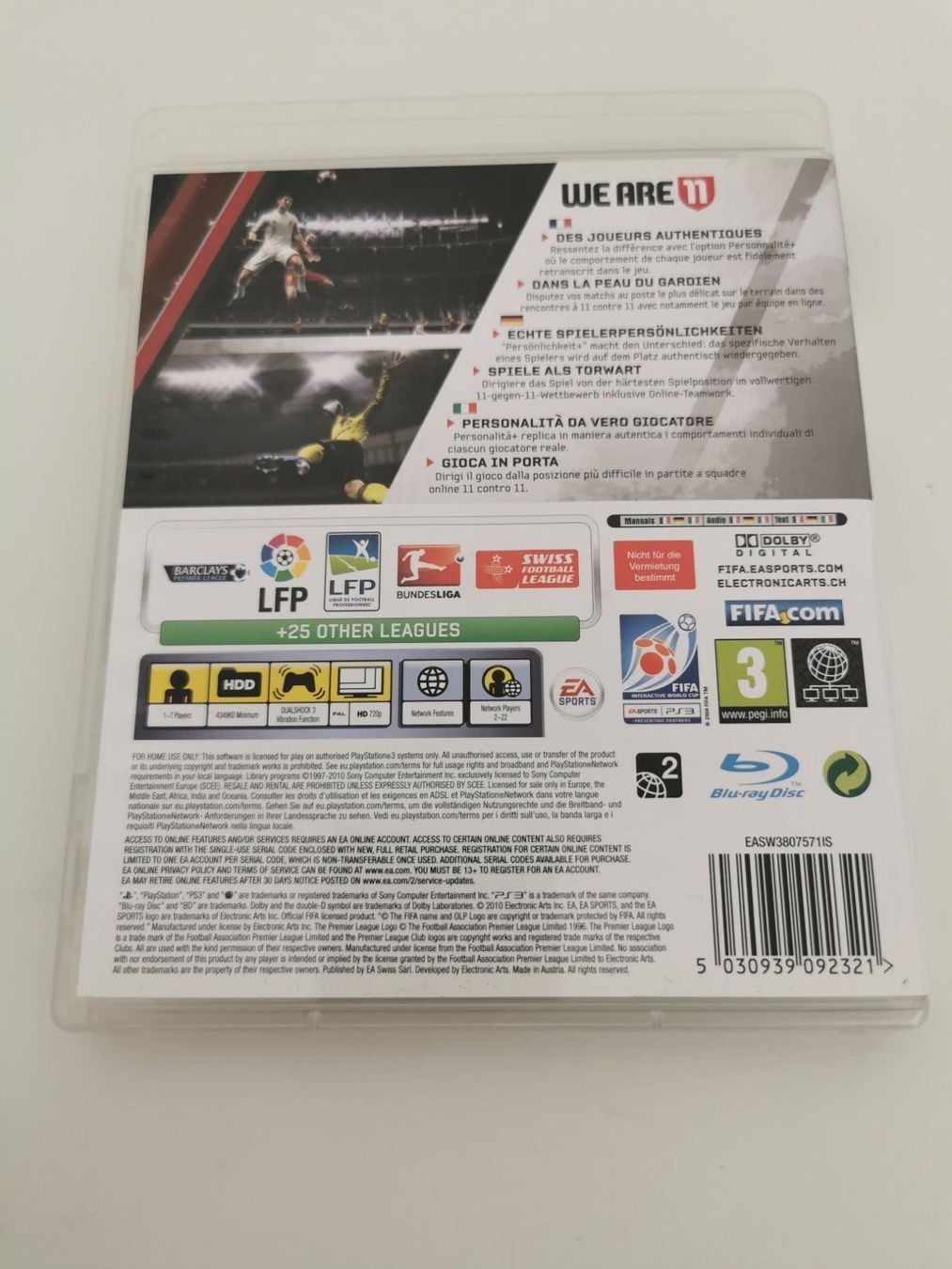 Giochi: Ps 3 - FIFA 11 – Usato da Lenzburg venduto da eyworld 2