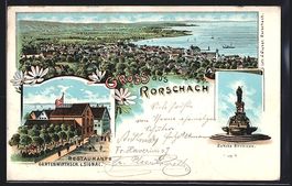 Litho Rorschach, Restaurant und Gartenwi