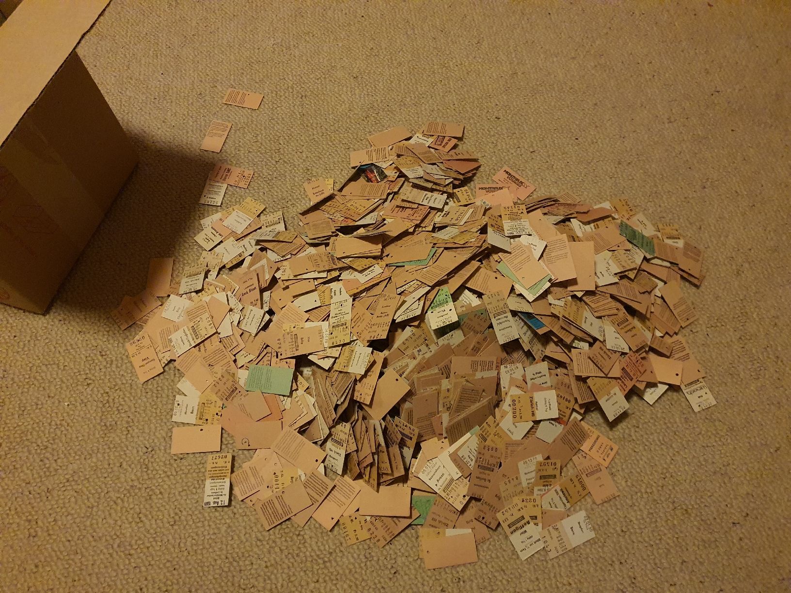Banknoten: SBB Karton billet CFF billets en carton – Gebraucht aus Lavey-Village von Lofoten93