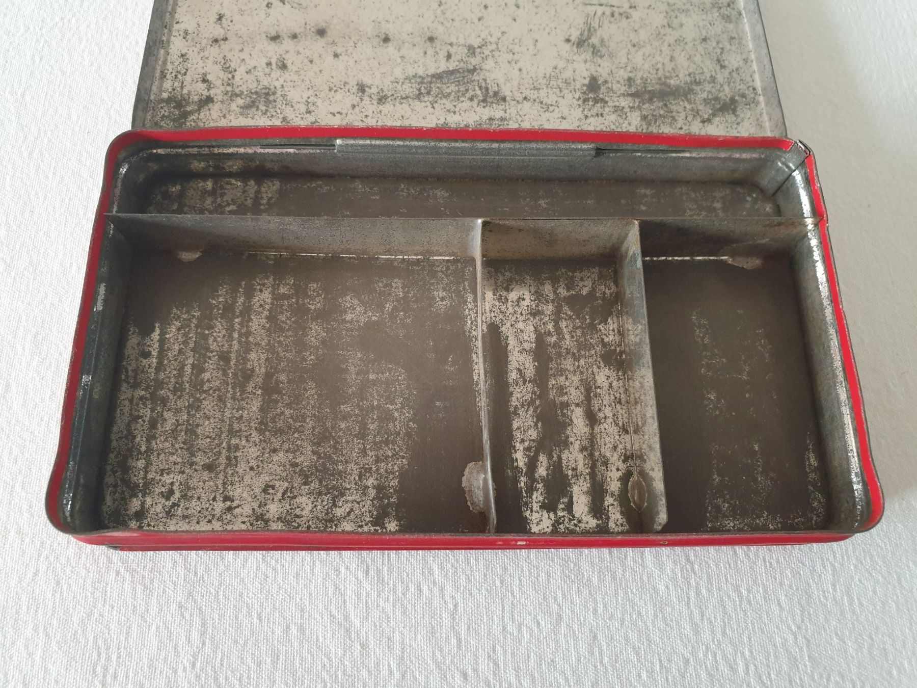 Barattoli: Vintage Blechdose STOP Universal Dübel D.R. Patent alt – Usato da Mörschwil venduto da spirspi 7