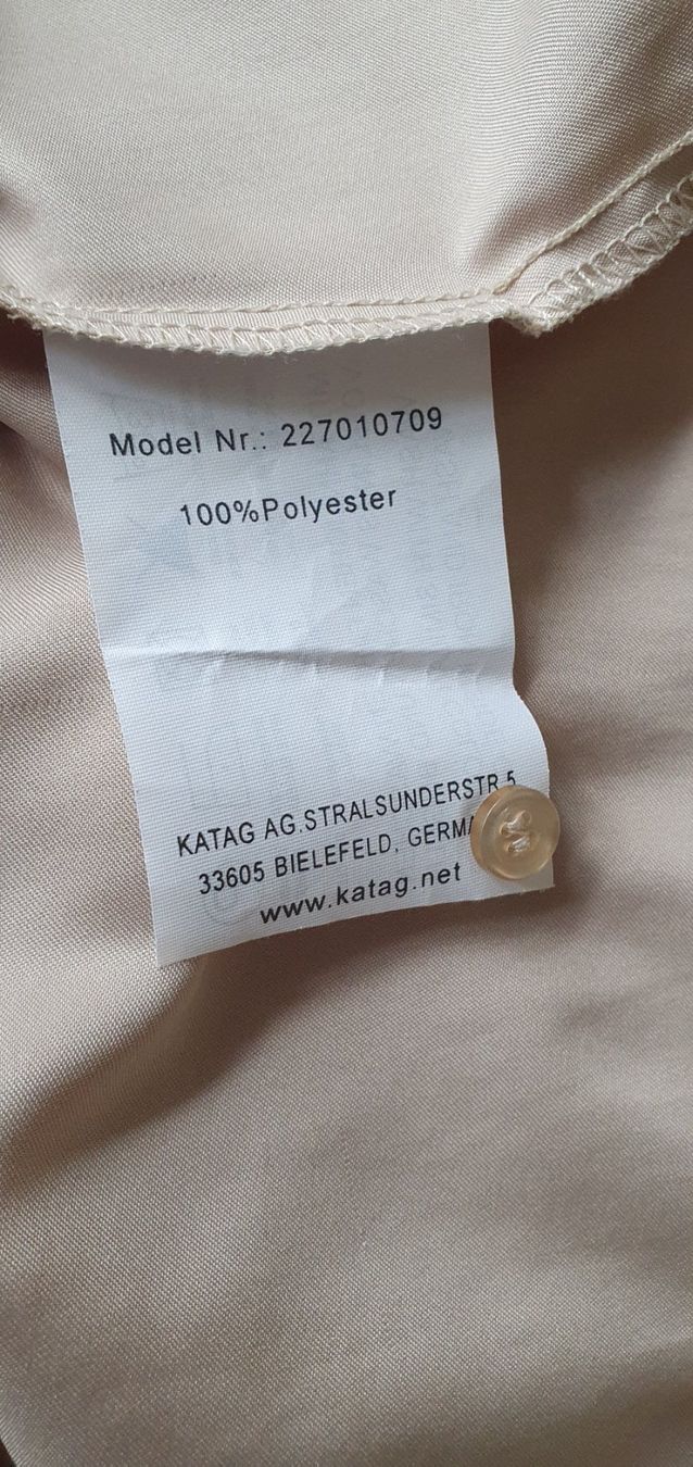 Blusen: Satin Schluppenbluse, Gr. 42, Clarina – Gebraucht aus Niederlenz von clea50 3