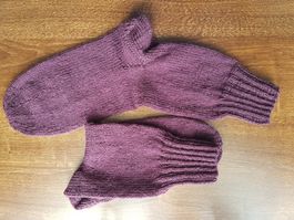 handgestrickte Socken Gr. 46/47