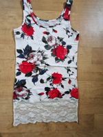 Sommerliches Top mit Spitze, Grösse 36