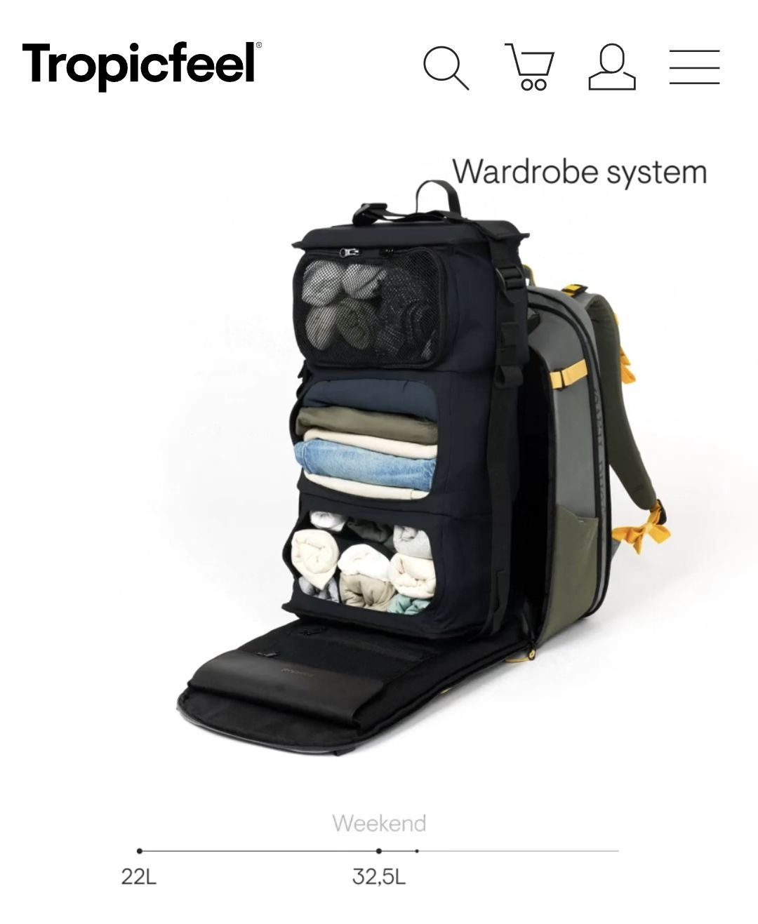 Zaini: Tropicfeel "Hive" Backpack - Waterproof 22-46L – Nuovo (secondo la descrizione) da Basel venduto da ian_z6t8 6
