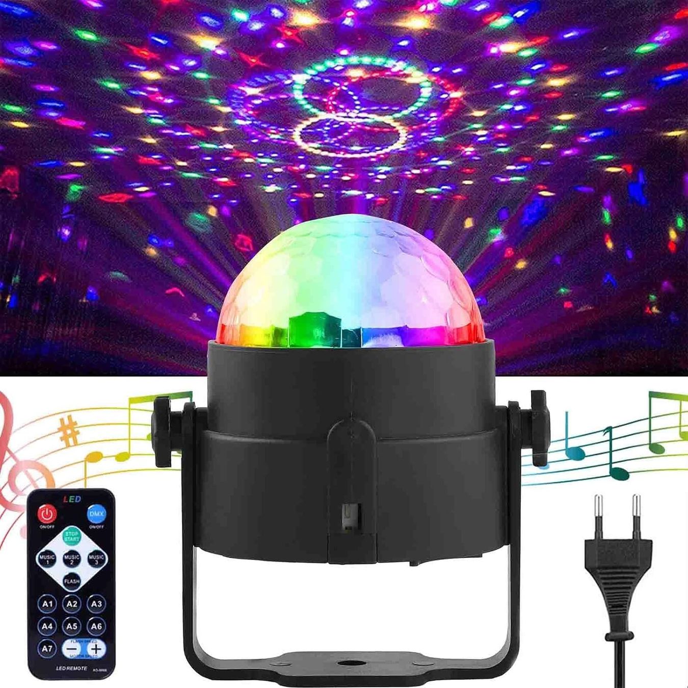 Lampade: Discokugel Party Licht RGB LED – Nuovo e nell'imballaggio originale da Châtelaine venduto da topshop.switzerland 6