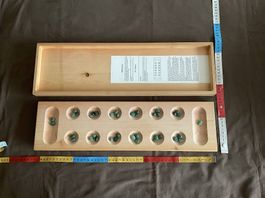 Mancala Spiel, mit Anleitung, schöne Verarbeitung