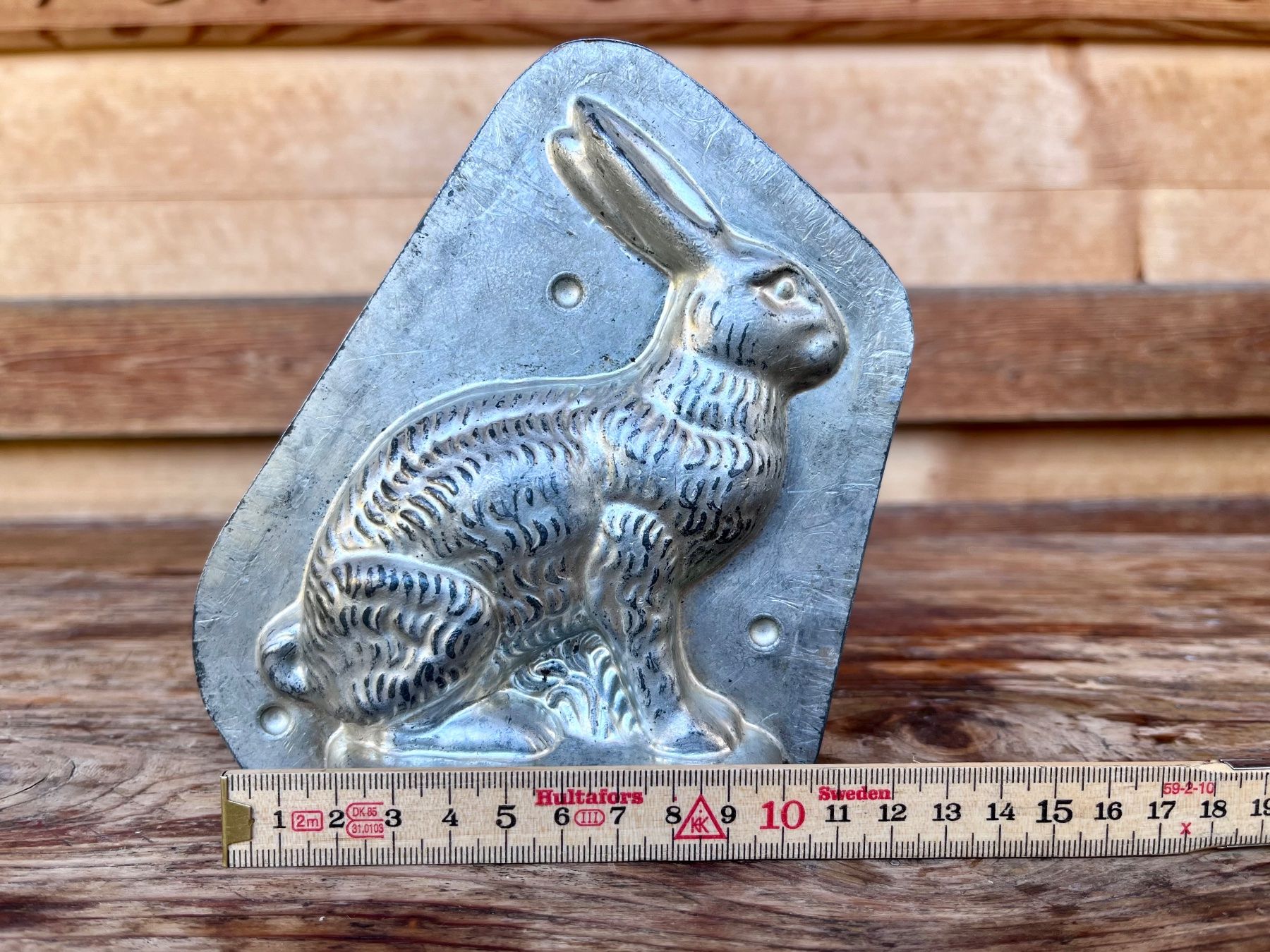 Teglie da forno: Antike Schokolade-Giessform Osterhase – Usato da Erlenbach im Simmental venduto da ancatan