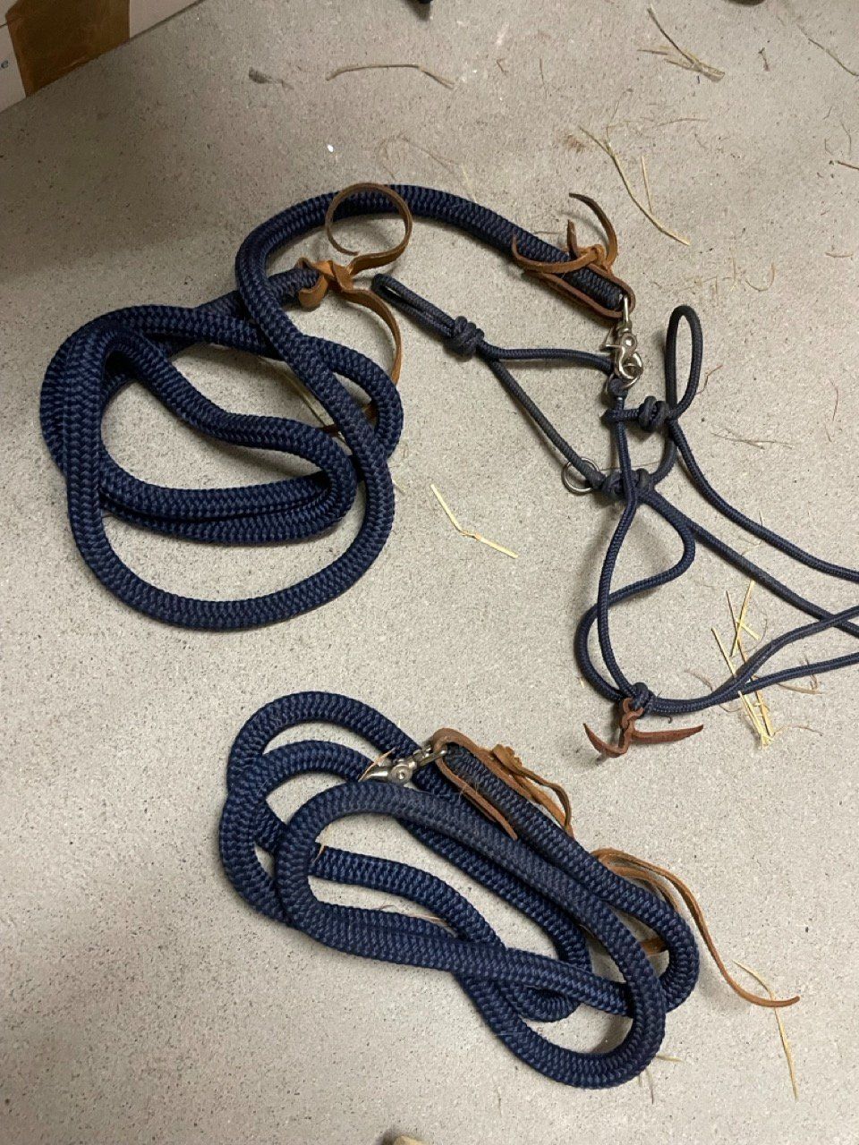 Briglie & Cavezze: Hackamore Knotenhalfter mit Zügeln – Nuovo (secondo la descrizione) da Neuägeri venduto da darkdfect 2