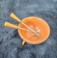 Schokoladenfondue Set Keramik mit 2 Gabeln