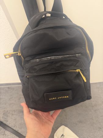 Original Marc Jacobs Mini Backpack, schwarz/gold, neuwertig