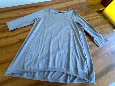 FFC silbernes Seidenshirt Traumstück Grösse M
