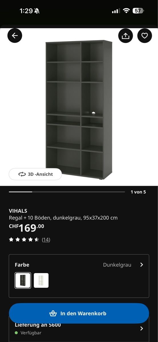 Ikea Scaffali: Regal Ikea Vihals – Usato da Mellingen venduto da meier.carolinee11