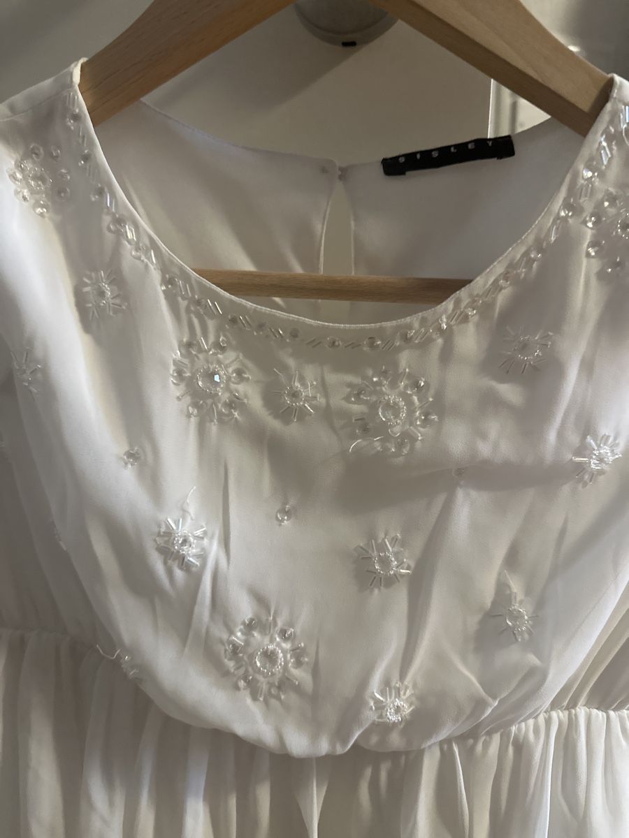 Sisley Vestiti & Gonne: Weisses festliches Kleid – Usato da Lenzburg venduto da Cowboy2000 3