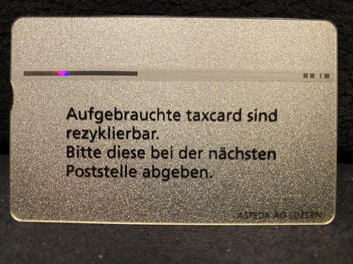 Telefon- & Taxkarten: P-taxcard neuve  – Neu (gemäss Beschreibung) aus Lausanne von babacard10 1