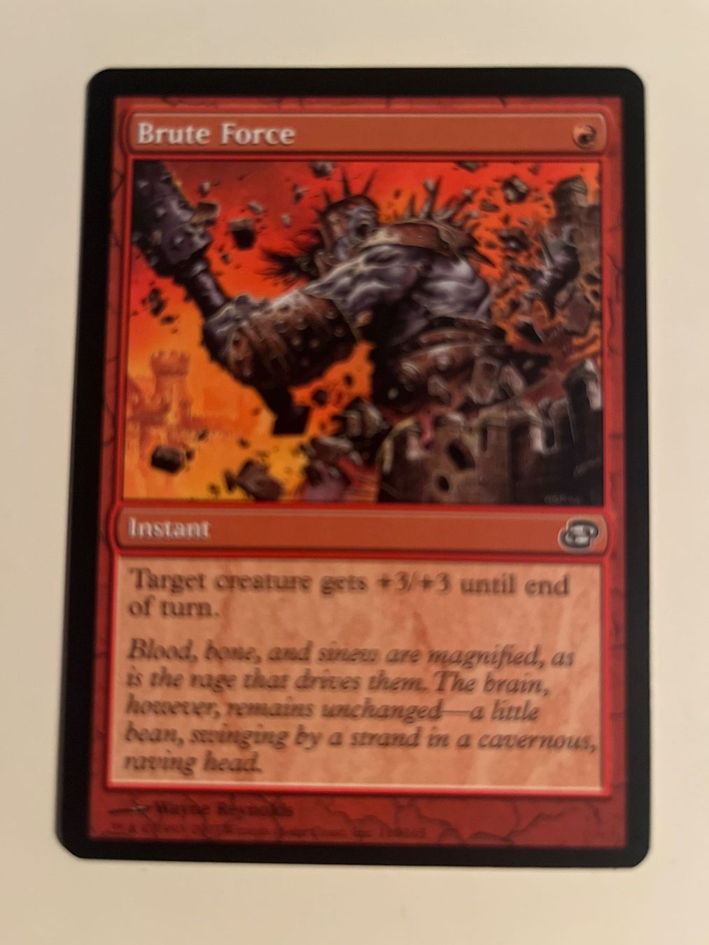 Magic The Gathering Carte collezionabili: 1 x Brute Force - Magic: The Gathering - MtG – Usato da Kriens venduto da Shadi1980