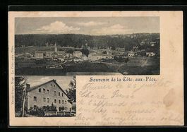 Cote-aux-Fées, Blick auf ein Haus, Orts