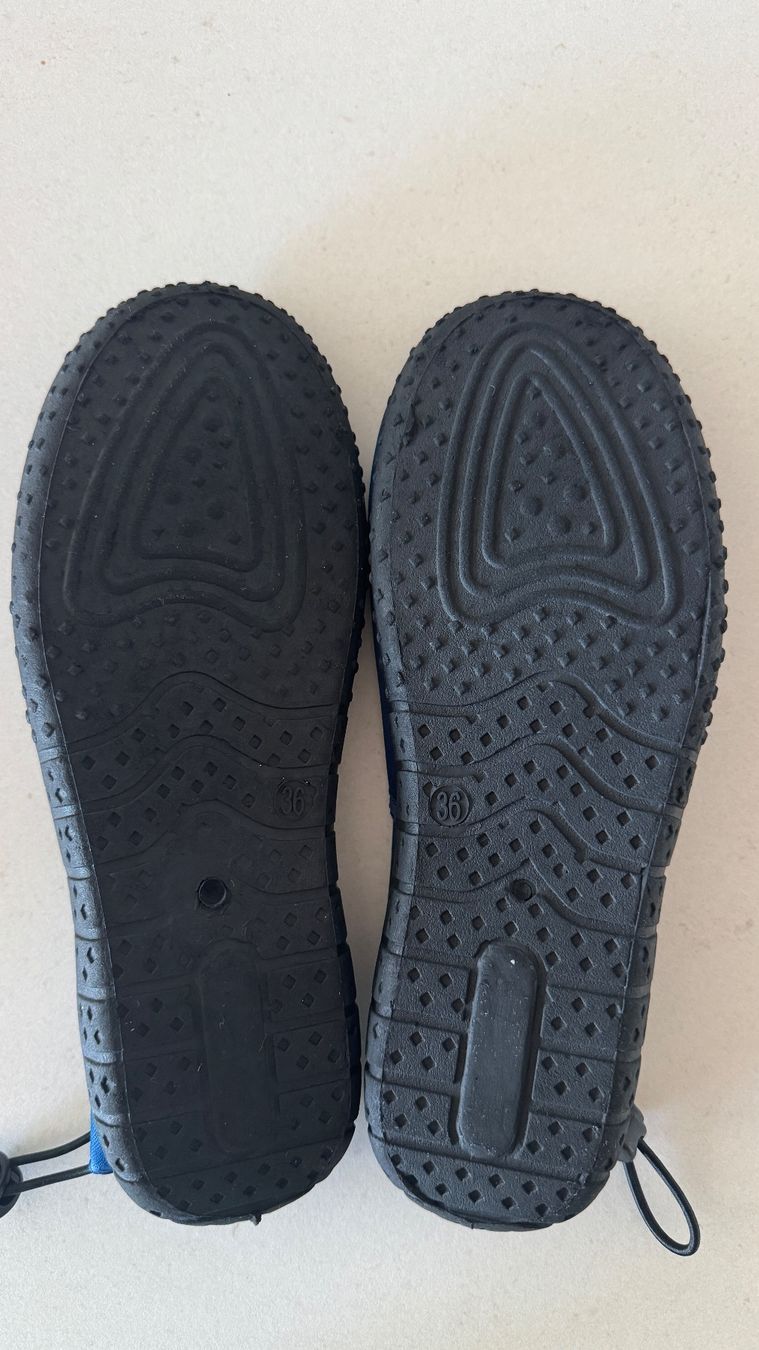 Herrenschuhe: Badeschuhe blau Gr 36 – Neu (gemäss Beschreibung) aus Hünenberg See von Schulers 4
