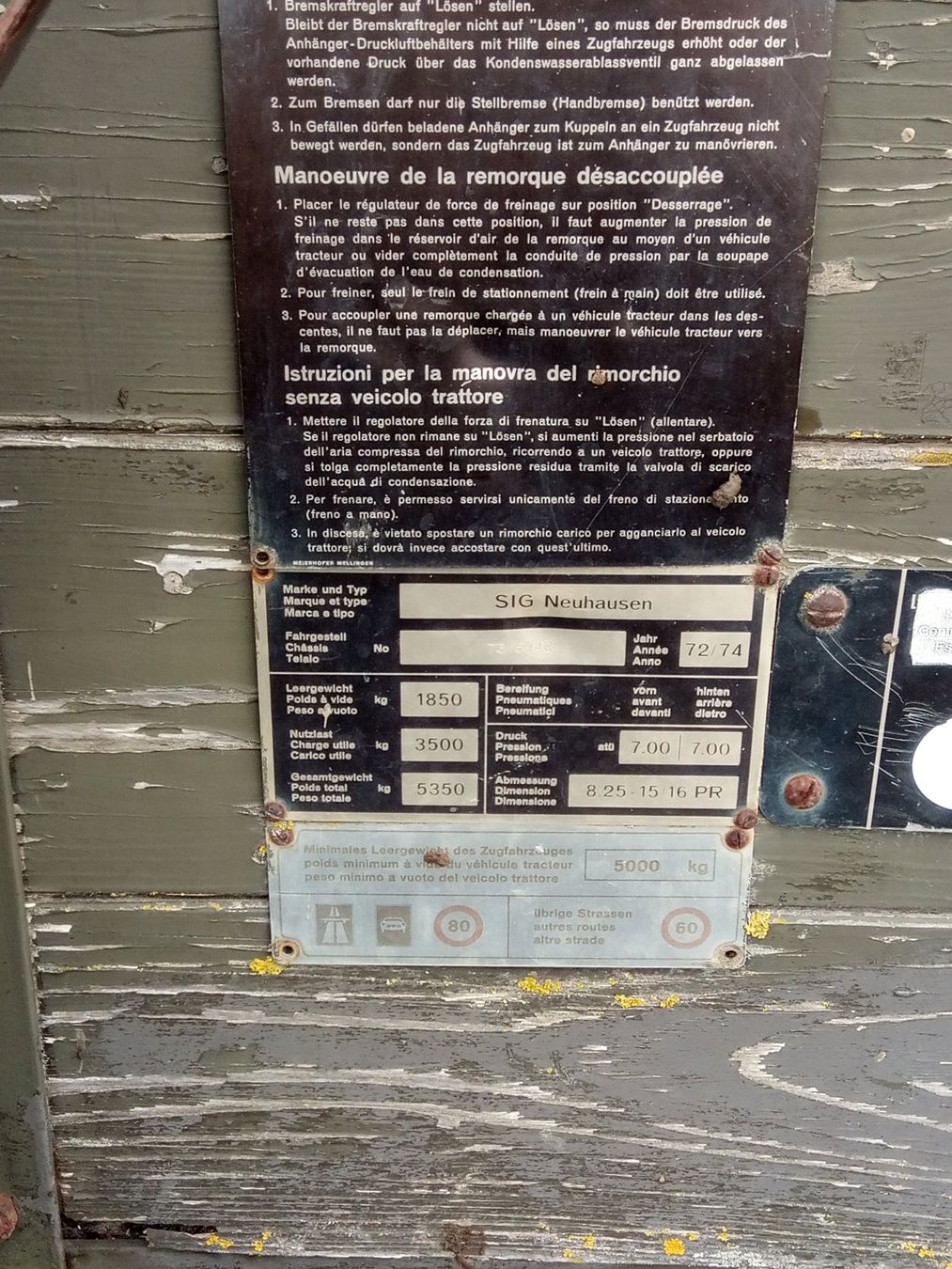 Remorques: Arme Anhänger – D'occasion à Endingen par joe_xp29 2
