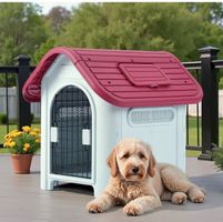 Hundehütte Hundehaus Hundekäfig mit Dachluke Katzenhaus Haus