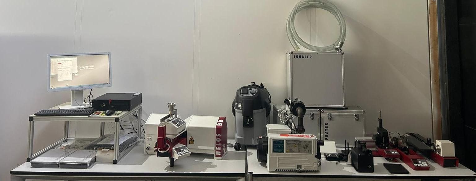Accessori da laboratorio: Sympatec Helos particle size analyzer – Usato da Niederdorf venduto da LeptonAG_Labor