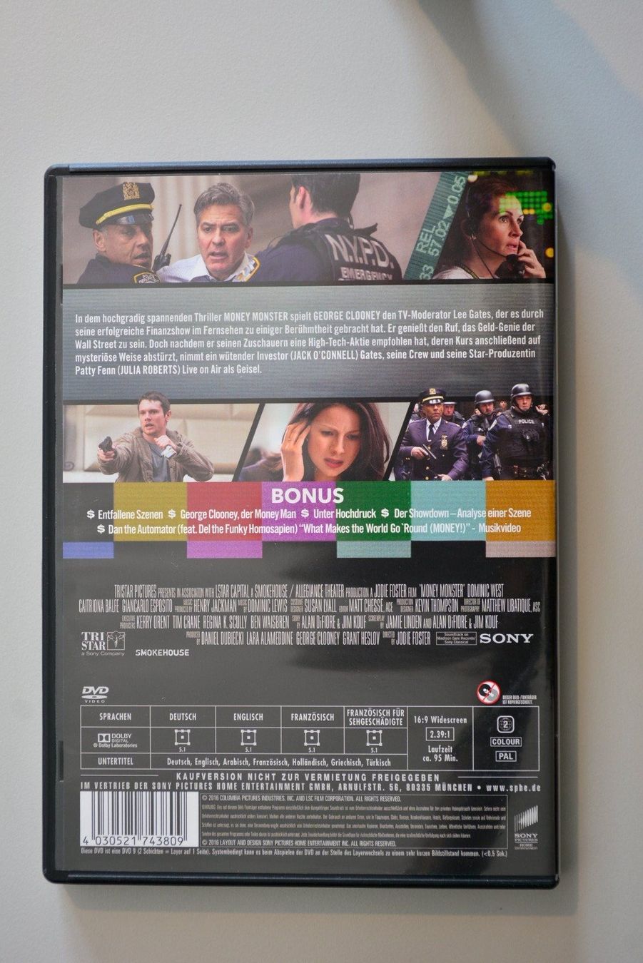 Tutti i DVDs: DVD - Money Monster – Usato da Oftringen venduto da yan_ht2y 1