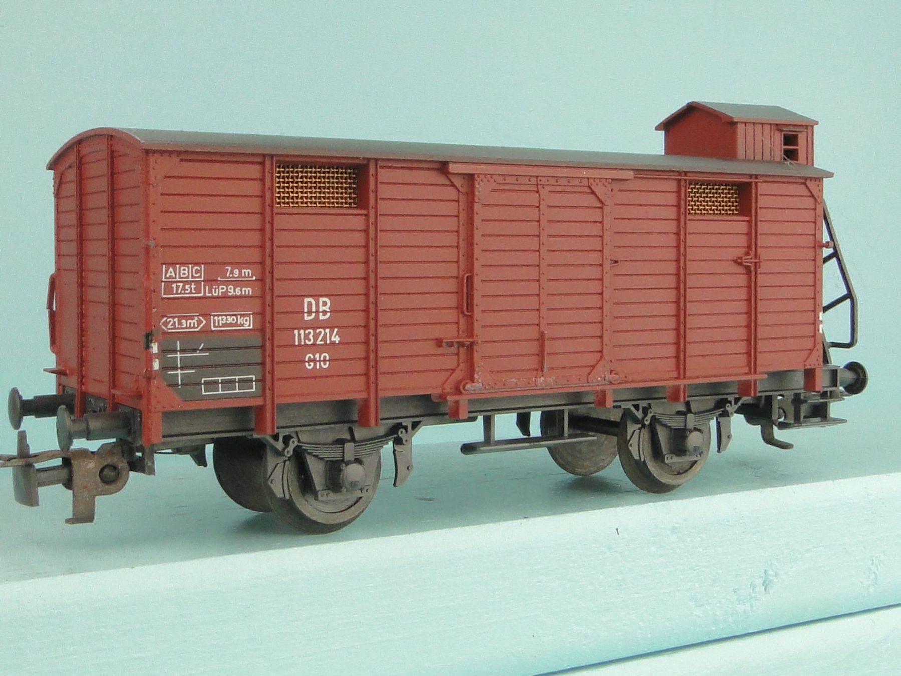 Liliput Modellini di ferrovie: Liliput DB Wagen mit Bremserhaus – Usato da Bülach venduto da cann11 4