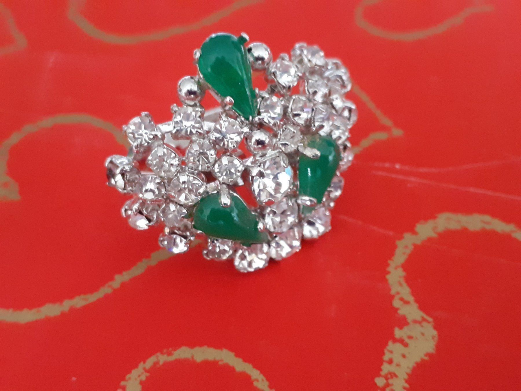 Ringe: imposanter Fingerring - Strass – Gebraucht aus Bischofszell von Joachim-115