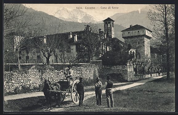 Cartes postales: AK Locarno, Casa di Ferro – D'occasion à Berlin par bartko-reher