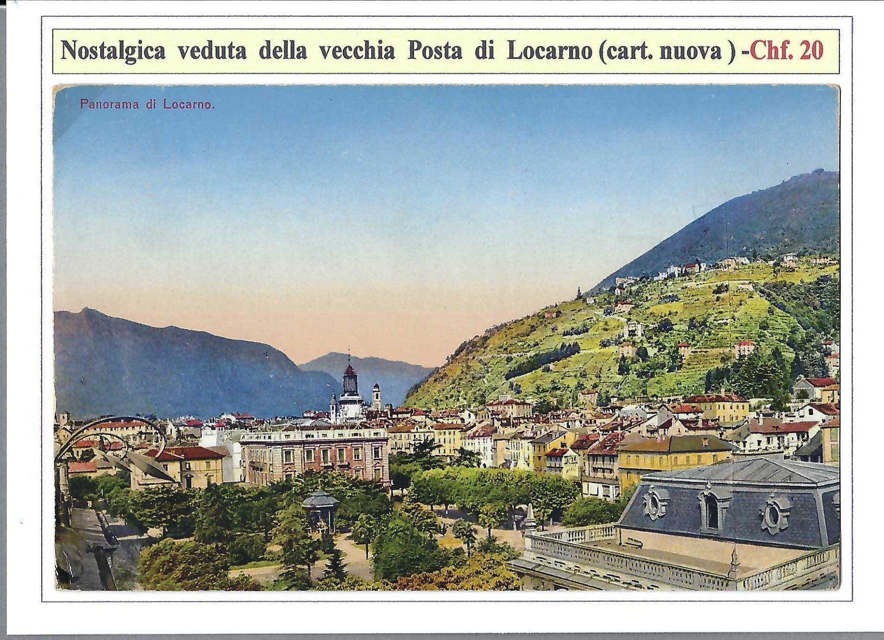 Cartes postales: LOCARNO, POSTA, * – D'occasion à Pura par ulisse1957