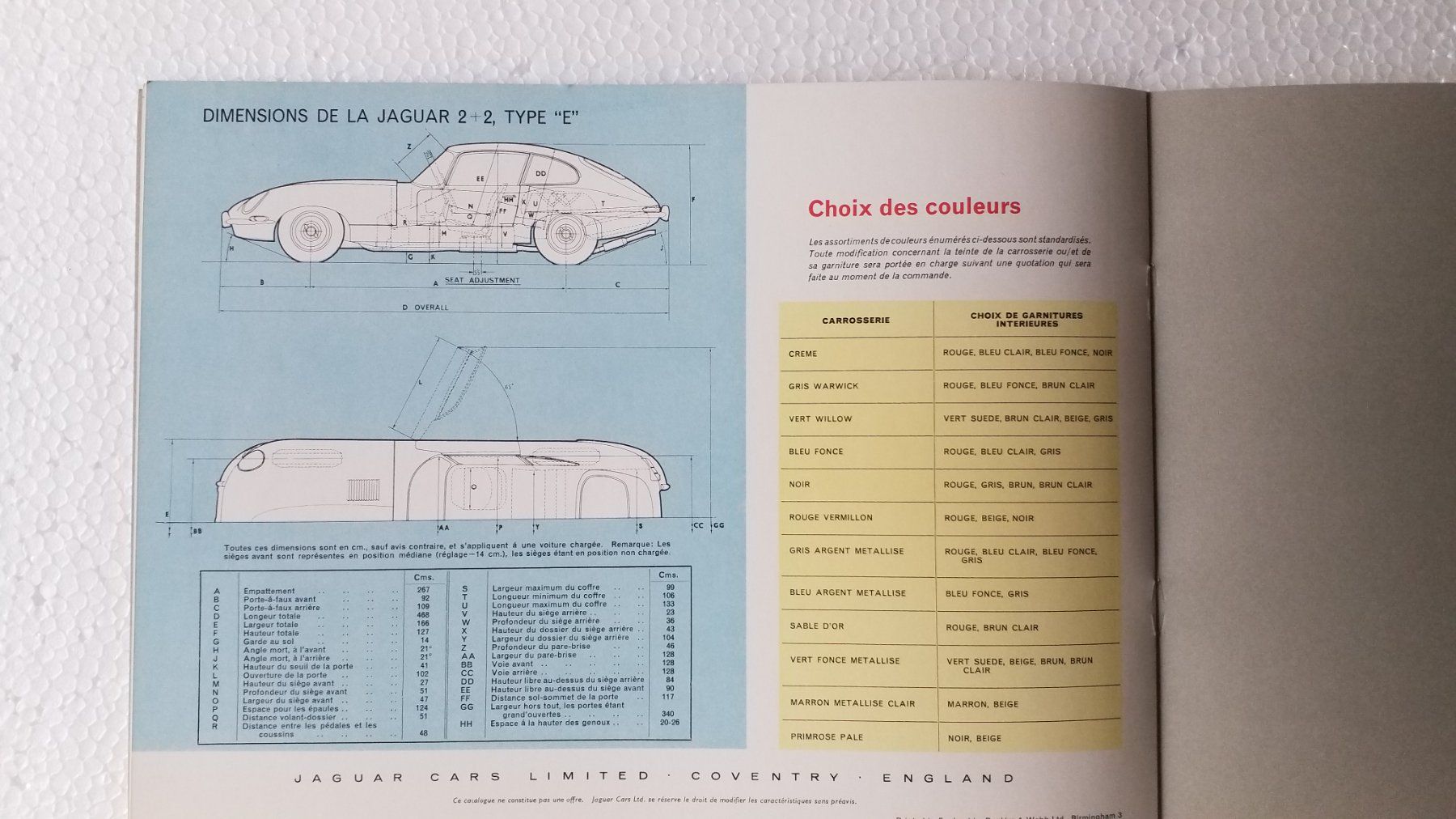 Jaguar Dokumente: Jaguar E type  2+2 – Neu (gemäss Beschreibung) aus La Brévine von rover827 1