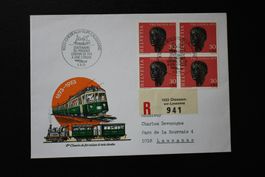 1er Chemin de fer suisse à voie étroite ( Viererblock )