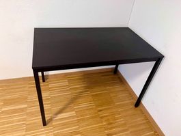 Schreibtisch schwarz rechteckig guter Zustand gebraucht