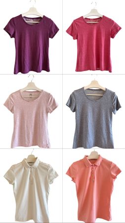 Women's T-Shirts & Polos Bundle - Size XS/S Decathlon