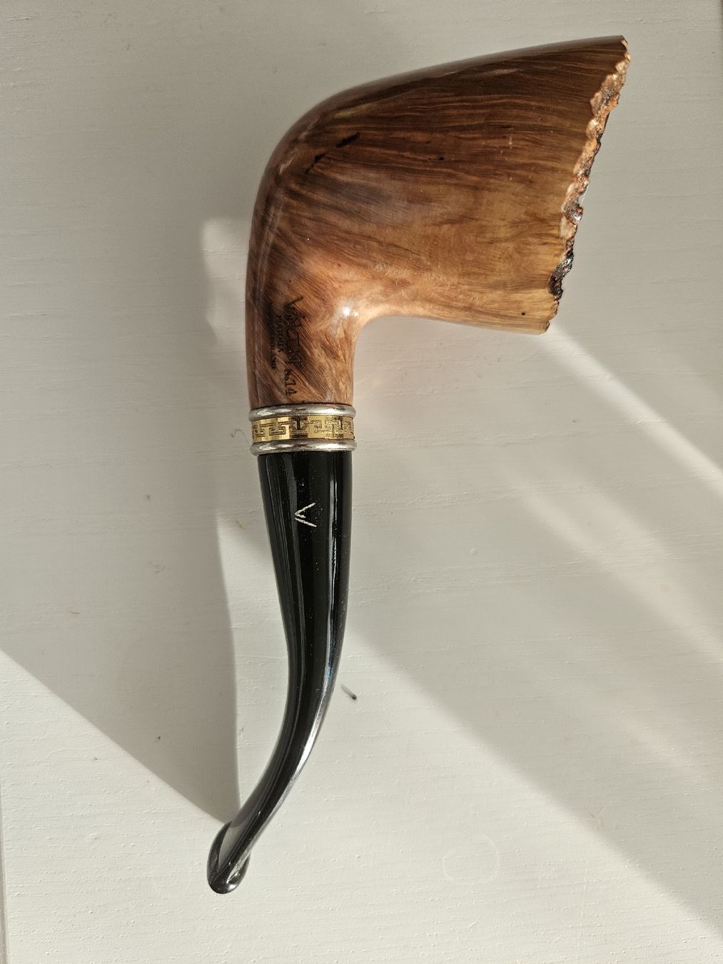 Pipes & Accessoires: Rustikale Pfeife mit Silberband – D'occasion à Menzingen par mar_5cfw 1