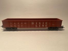 Märklin US offener Güterwagen braun DIXIE LINE Gondolawagen