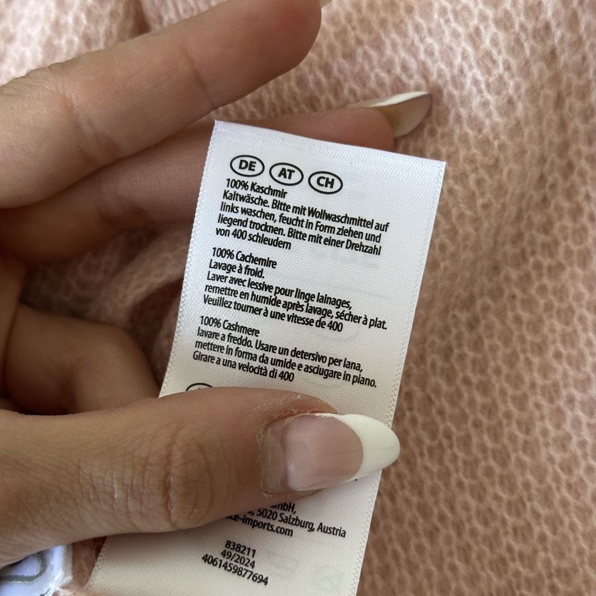 Foulard & Sciarpe: Écharpe en cachemire 100% rose   – Nuovo (secondo la descrizione) da Givisiez venduto da dor_xb9k 2