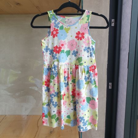 🐸 KLEID BLUMENKLEID 134 / 140 H&M